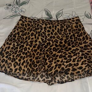 Leopard Print Women's Shorts
